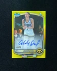 2025-26 Topps Bowman Chrome Auto Addison Deal 1st #CPA-AE Yellow 40/75 IOWA HF34