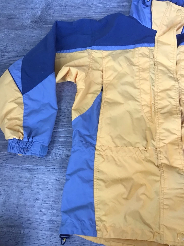 Columbia 3 en 1 Chaqueta Abrigo Intercambio Para Mujer M Amarillo Gris Foto 4 de 4