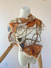 STORY OF SHANGHAI Scarf 100  Silk Band New NO BOX 