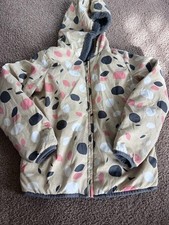HANNA ANDERSSON girls reversible jacket sz 130 US 8 Sherpa Lined Hoodie