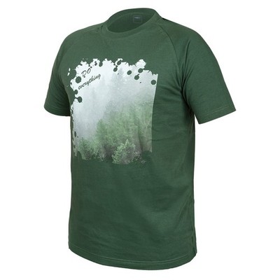 Outdoor-T-Shirt, Waldmotiv, Größe M