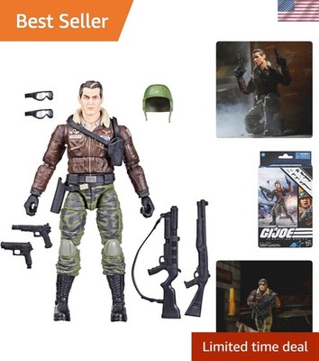 G.I. Joe Classified Series General Clayton 'Hawk' Abernathy Action Figure, 6''