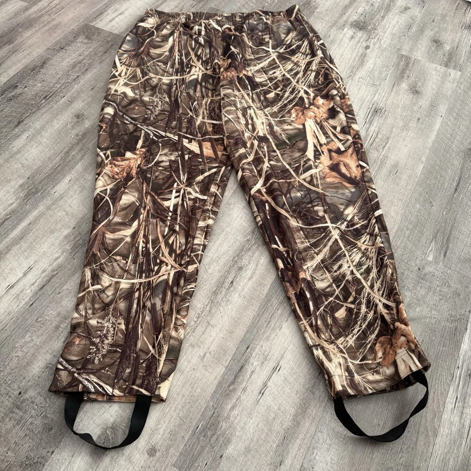 Cabelas RealTree Advantage Max-4 Camuflaje Polar Estribos Pantalones de Caza Para Hombres 2XL Reg Foto 3 de 4
