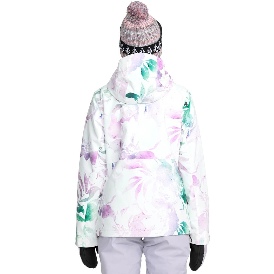 Volcom Bolt Insulated Damen-Skijacke Schnee-Jacke Snowboardjacke Blumen-Print - Bild 2 von 4