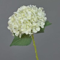 Artplants KüNstliche Blume Hortensie Egia, Creme, 50Cm