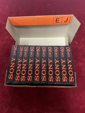 MC leeren kassetten Sony CHF 60 Tape cassettes 10 Pieces NEW Japan