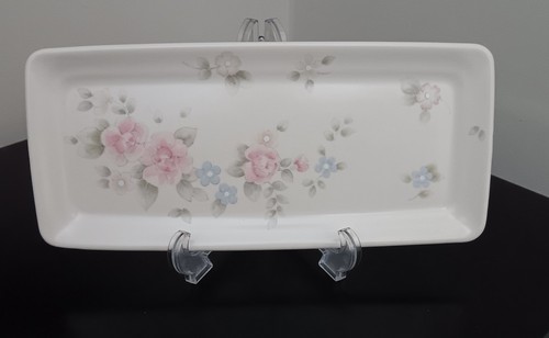 Pfaltzgraff TEA ROSE tidbit Tray. 11 x 5 rectangle.