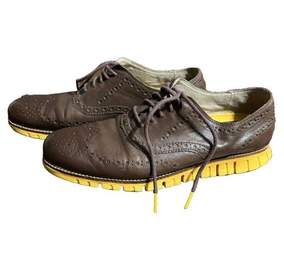 Cole Haan Zerogrand Wingtip Oxford C31168 (Bracken/Golden Rod) US Size 9.5