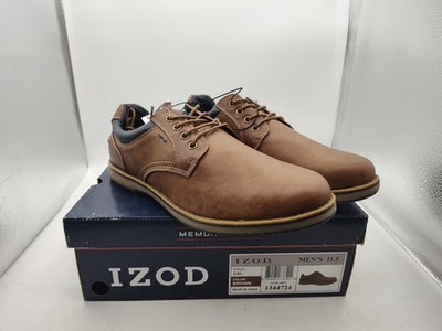 IZOD-Men Brown Lace-Up-Memory Foam Casual/Dress Shoes  display picture 2