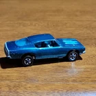 Hot Wheels Vtg Redline CUSTOM BARRACUDA HK Aqua Dark Interior Deep Dish Fronts