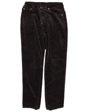 Pantalones informales rectos AMERICANINO para mujer W31 L28 algodón negro DM07