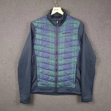 PEAK PERFORMANCE Jacket Mens M Medium Fusion Mid Layer Stretch Puffer Insulated