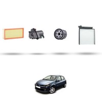 Hoffcar Wartungsset - 4 Filter FüR Renault Clio Iii 1.5 Dci 78KW Ab 2005