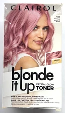 Clairol Blonde It Up Crystal Glow Toner Demi Permanent - Rose Quartz - Pink