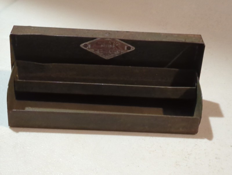 Vintage S-K Tools 1/4” Drive Socket Holder ** BOX ONLY** Made In USA