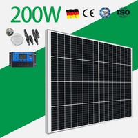 200W Watt Mono Solarpanel Solarmodul 12V Solaranlage FüR Rv Dach Wohnmobil De