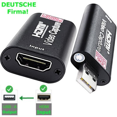 USB2.0 30fps HDMI Video Capture Card 4K Grabber Record for DVD Recording Live TD