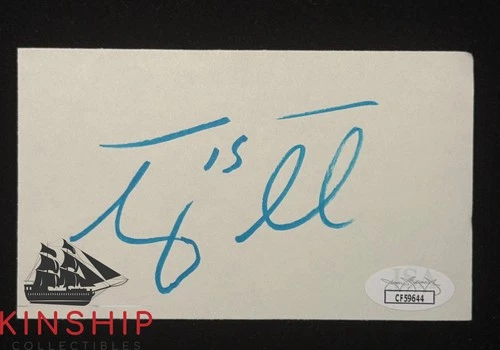 Tim Tebow signed 3x5 Cut JSA COA Heisman College Football Auto Z2458