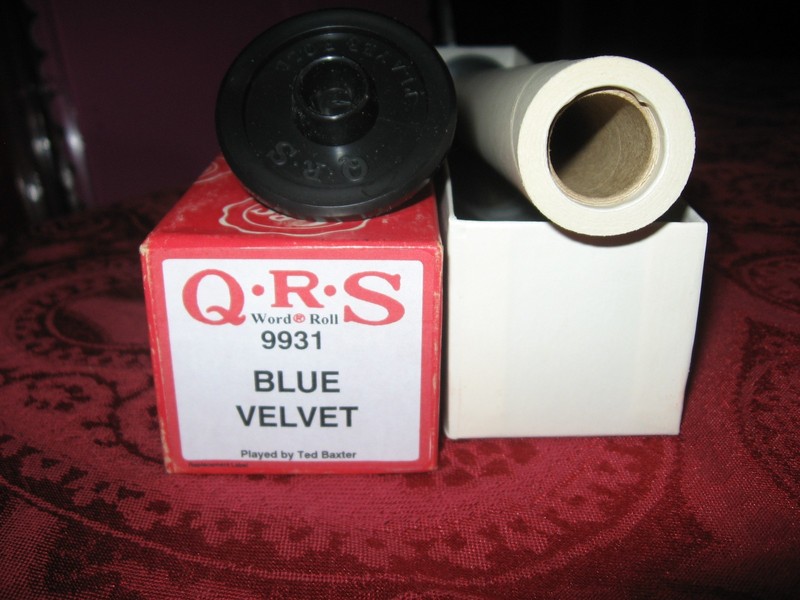 Blue Velvet - QRS Player Piano Roll #9931: Hear It Play!