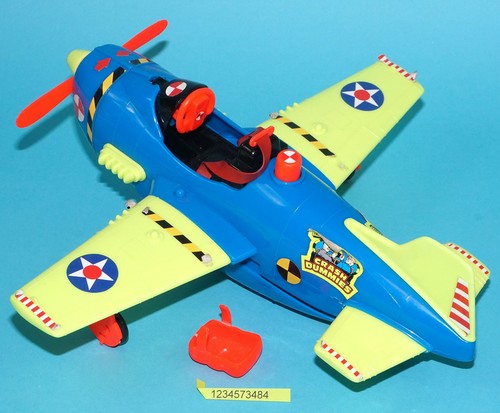 INCREDIBLE CRASH DUMMIES CRASH PLANE NEAR COMPLETE 1992 TYCO WORKS! - Picture 3 of 3