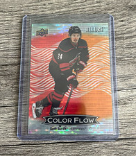 Upper Deck Allure 2024-25 Seth Jarvis Color Flow CFL-50 Red-Orange /150