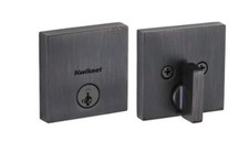 Kwikset 258SQT-514S.STRKP Downtown Low Profile Single Cylinder Deadbolt