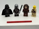 Lot of 4 Star Wars Lego Minifigs Darth Vader Peli Motto Din Djarin Mandalorian