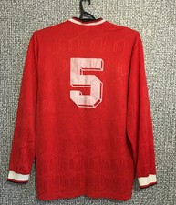 Vintage ENGLAND Shirt 1984 1985 1986 1987 Retro Football Soccer Jersey Men's XL