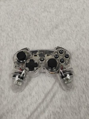 Sony Playstation 3 PS3 Afterglow Clear Wireless Controller No Dongle, .