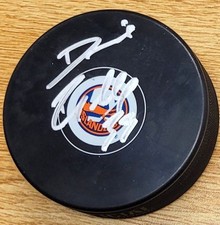 Autographed DAVID RITTICH New York Islanders Hockey Puck w/ COA