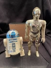 Vintage 1980 Star Wars R2-D2 &  C-3P0 12” Series Kenner Action Figures *No Plans
