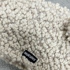 Muk Luks Women’s Abstract Knit Acrylic Infinity Scarf Gray White Logo Accent — photo 2