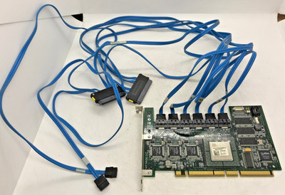 Adaptec AAR-2610SA 64MB HP 6port SATA RAID CONTROLLER KARTE PCI-X +Kabel#GK11810