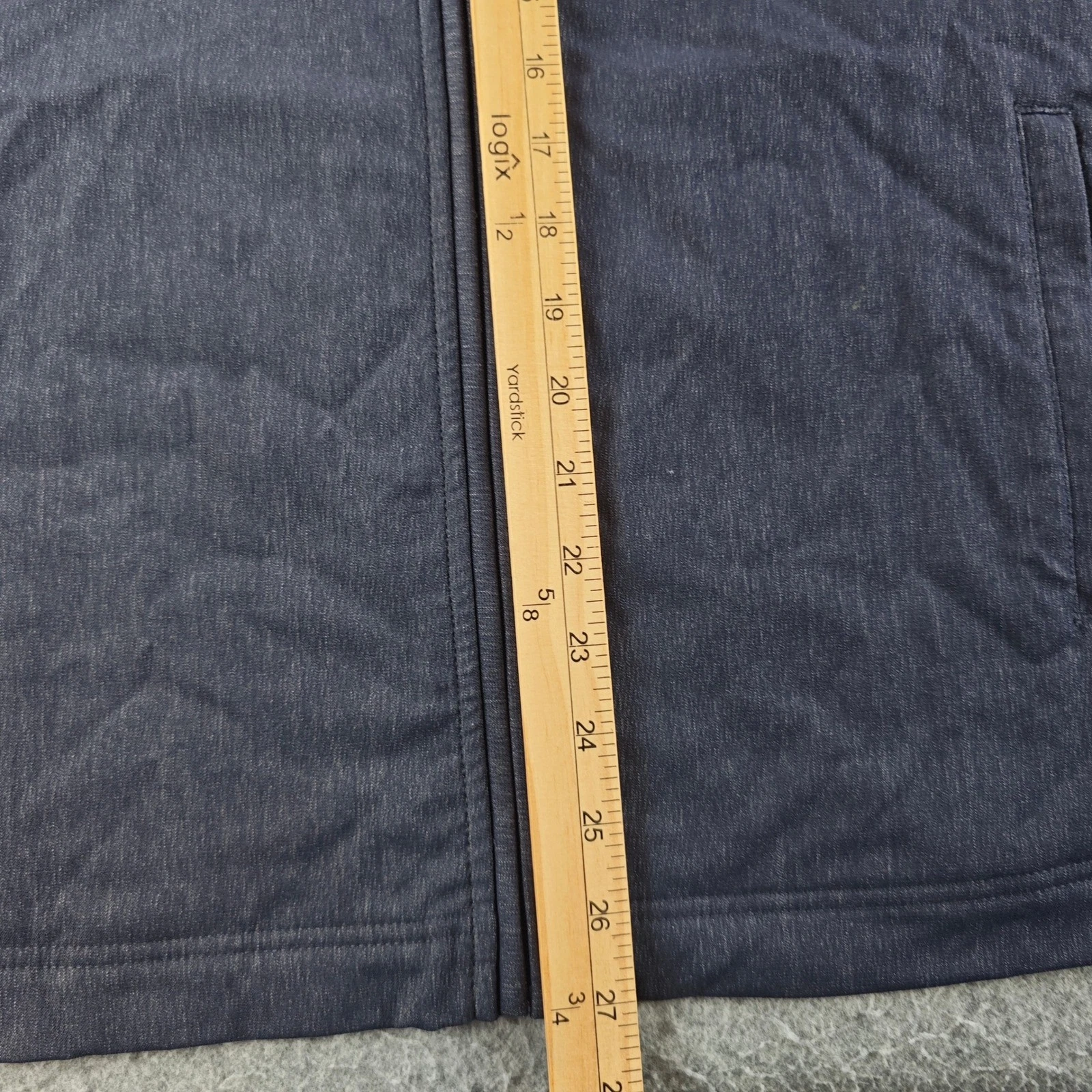 Johnston & Murphy XC4 Extreme Comfort Jacket Mens Large Blue Full Zip Stretch - product detail image 5