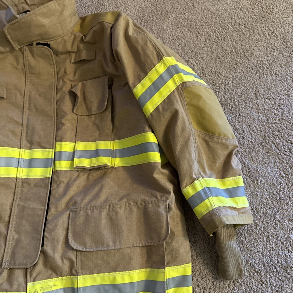 CHAQUETA ISODRI JANESVILLE FIRE FIGHTING BUNKER GEAR LIONS 54R Foto 3 de 4