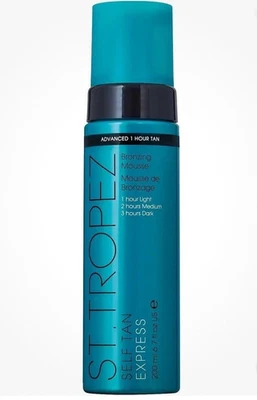 St. Tropez Self Tan Express Bronzing Mousse 200ml – Fast Acting Natural Glow