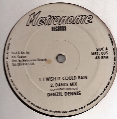 Denzil Dennis / Jah Woosh - I Wish It Could Rain / Sianora / Geisha Girl (12'') (