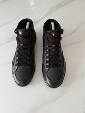 Prada Herren High-Top Sneaker Sportschuh Schw...