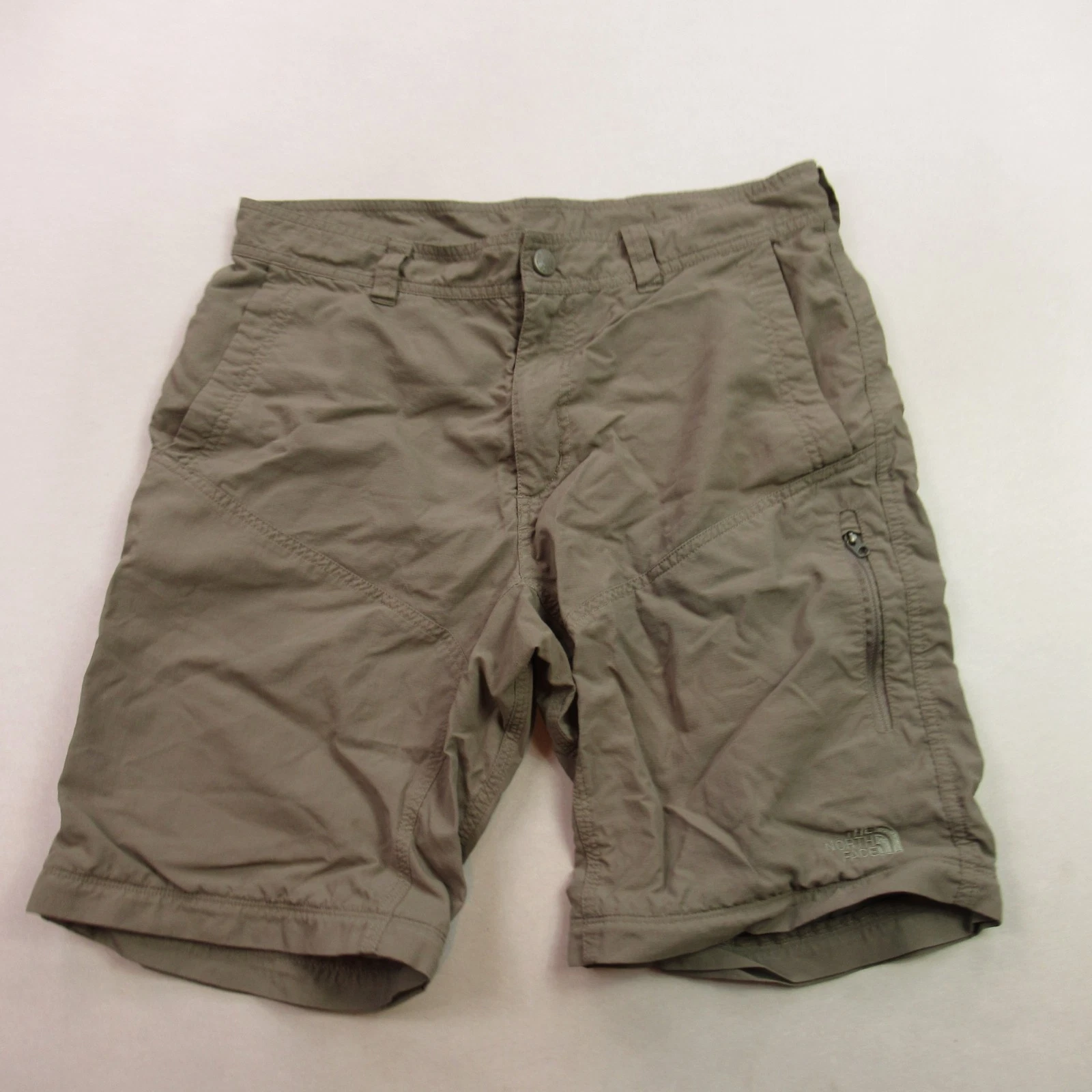North Face Shorts Mens 32 Outdoors Hiking Pockets Lightweight Cargo Brown