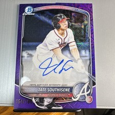 Topps 2025 Bowman Draft Tate Southisene Brave...