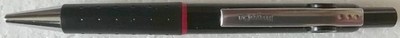 Rotring Kugelschreiber ''Clipper'', schwarz mit Clip-Mechanik, Vintage