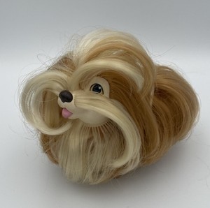 Jouet Vintage Hasbro Sweetie Pups 1989 - Chiot Lhasa Apso Marron, Occasion