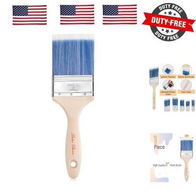 Bates- Paint Brushes, 3-Inch, 1 Pack, Treated Wood Handle, Paint Brushes for ...