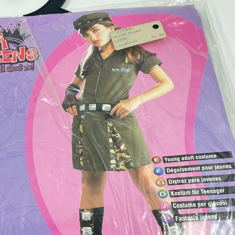 Rubie's Mjr. Disfraz Flirt 4 Piezas Halloween Mujer Mediano 2-4 - NUEVO Foto 2 de 4