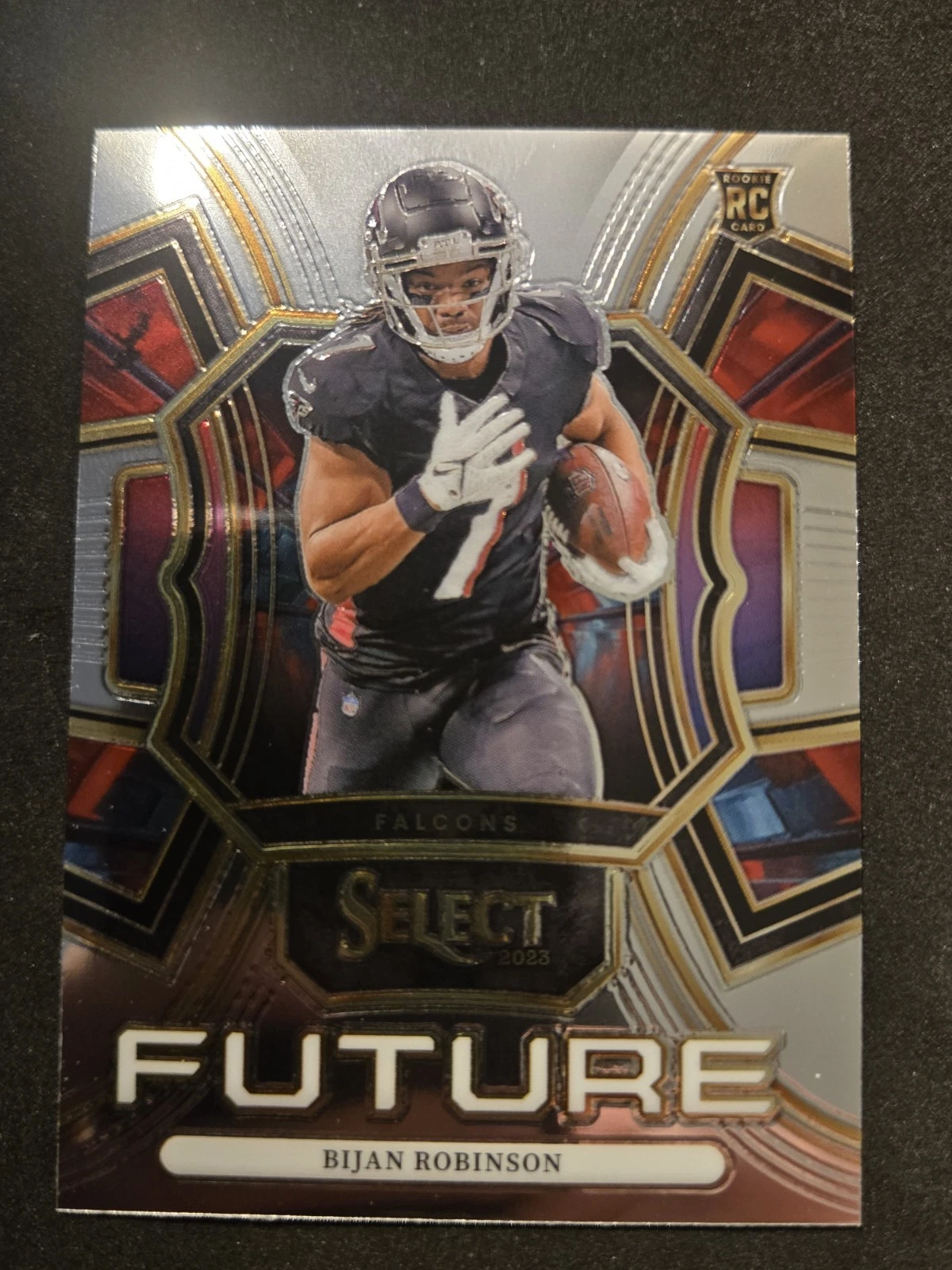 Bijan Robinson Panini Select Future #FUTBRO Green/Black Snakeskin