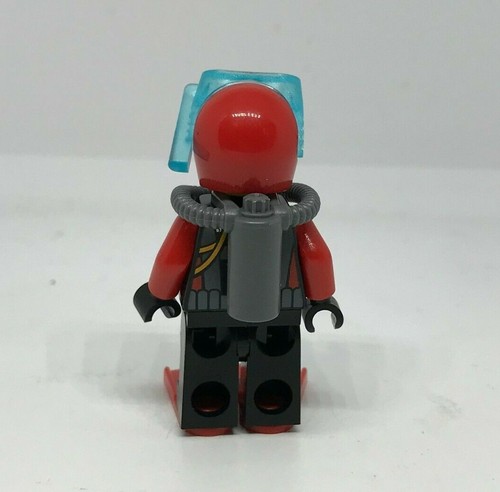 LEGO City : Plongeur sous marin - minifig figurine set 60095 60093 60092 cty0558 - Imagen 2 de 2