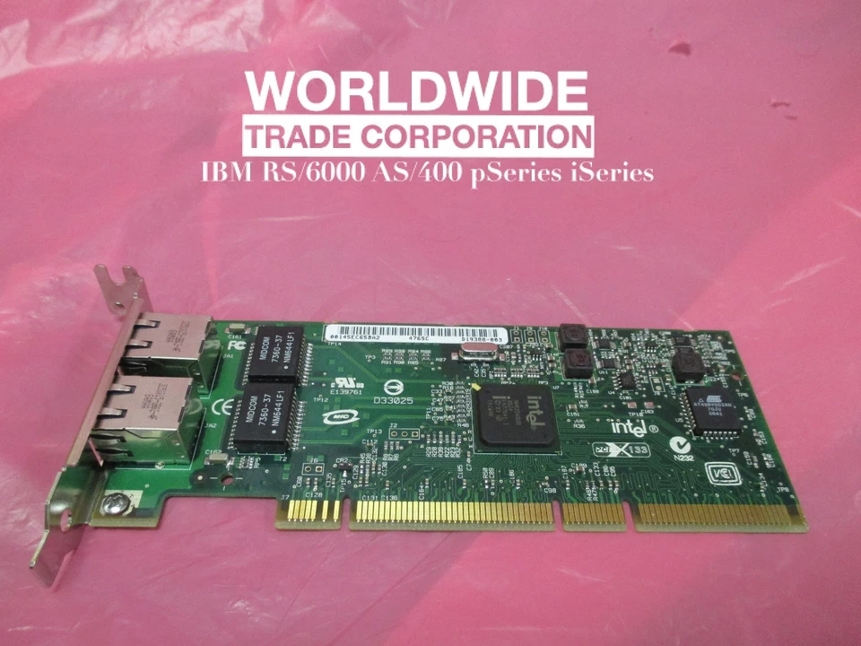 IBM 03N5531 FC# 1990 1Gb 2-Port PCI-X Ethernet-TX Adapter (LP) for 9115-505 P5 - Image 2 of 4