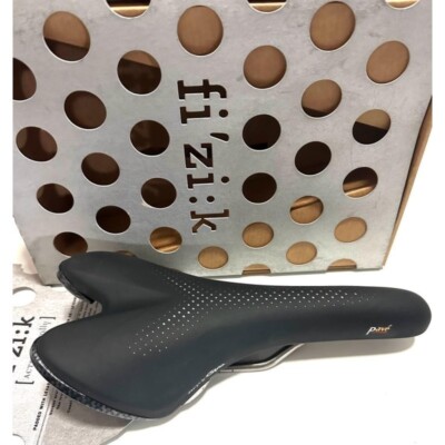 Sella Fi'zi:k Pavè design by Giro nera Retro Carbon NOS-NIB Vintage