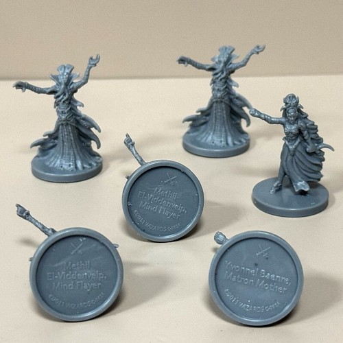 8PCS Mind Flayer & Matron Mother Legend of Drizzt Board Game Miniatures D&D Toys - Picture 4 of 5