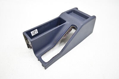   88-95 Bmw E39 5 Series Front Center Console Arm Rest Cover Base Blue Oem